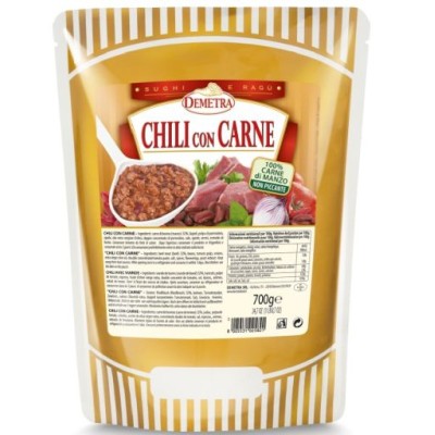 Jautiena troškinta Chili Con Carne, DEMETRA, 700 g